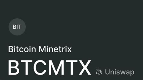 Bitcoin Minetrix (BTCMTX) Token Tracker .